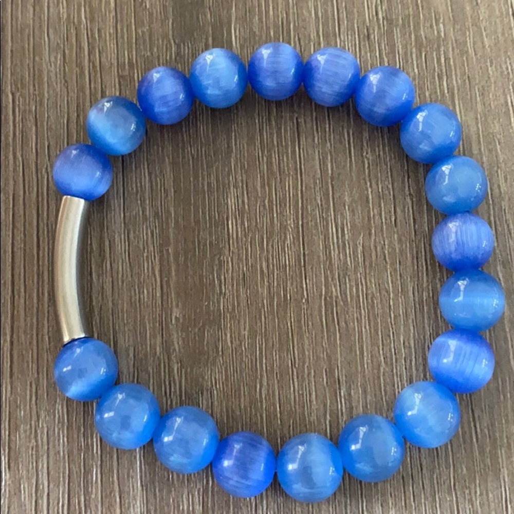 Blue Cat Eyes Bracelet